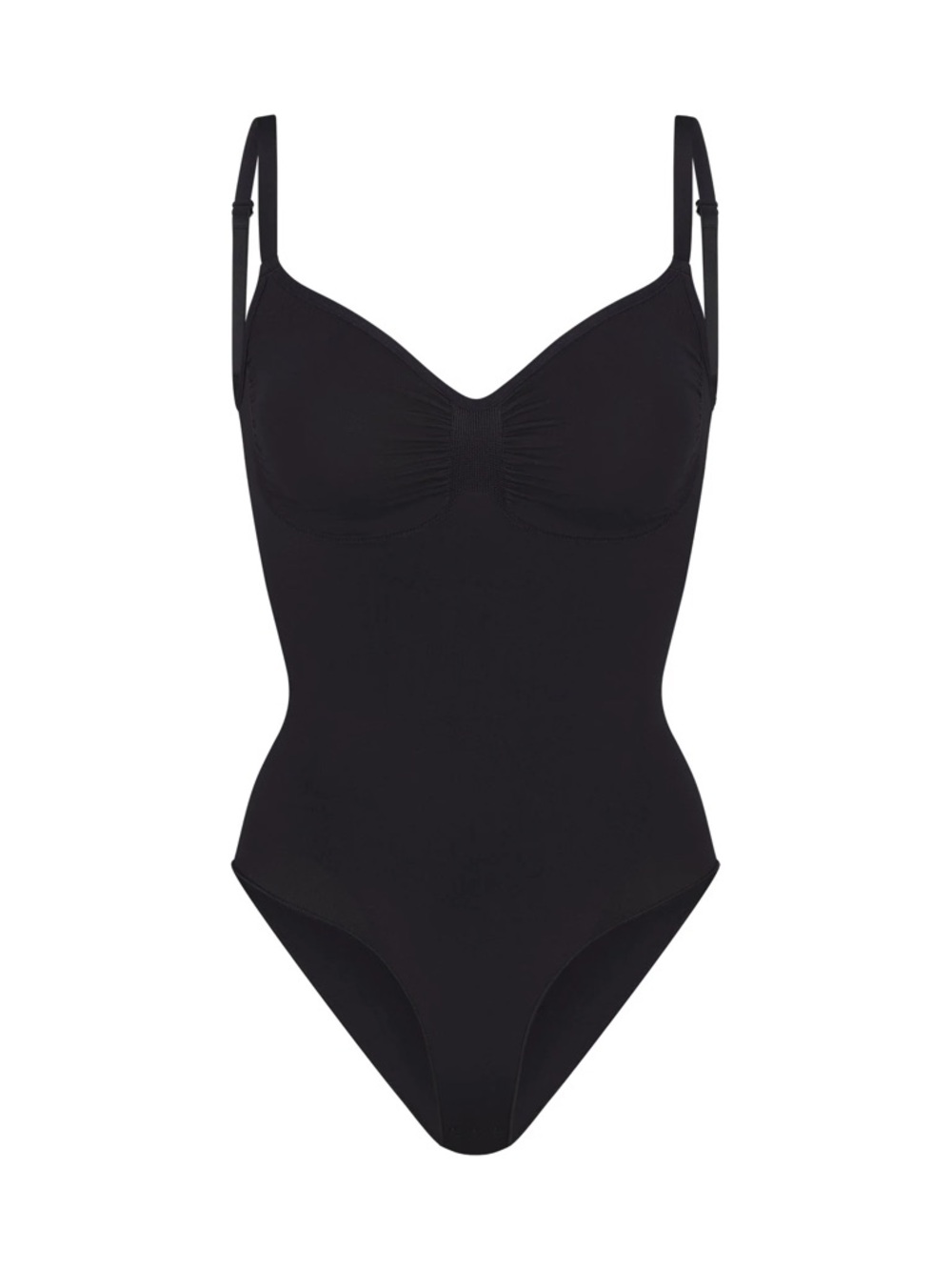 SKIMS Seamless Sculpting Bodysuit in Onyx